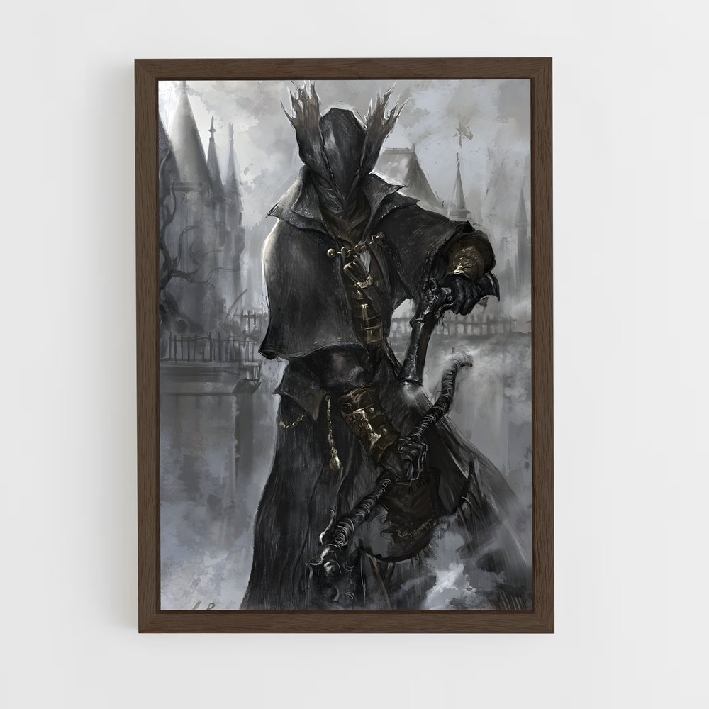 Poster Le Chasseur de la Nuit – affiche Bloodborne (vue 5)